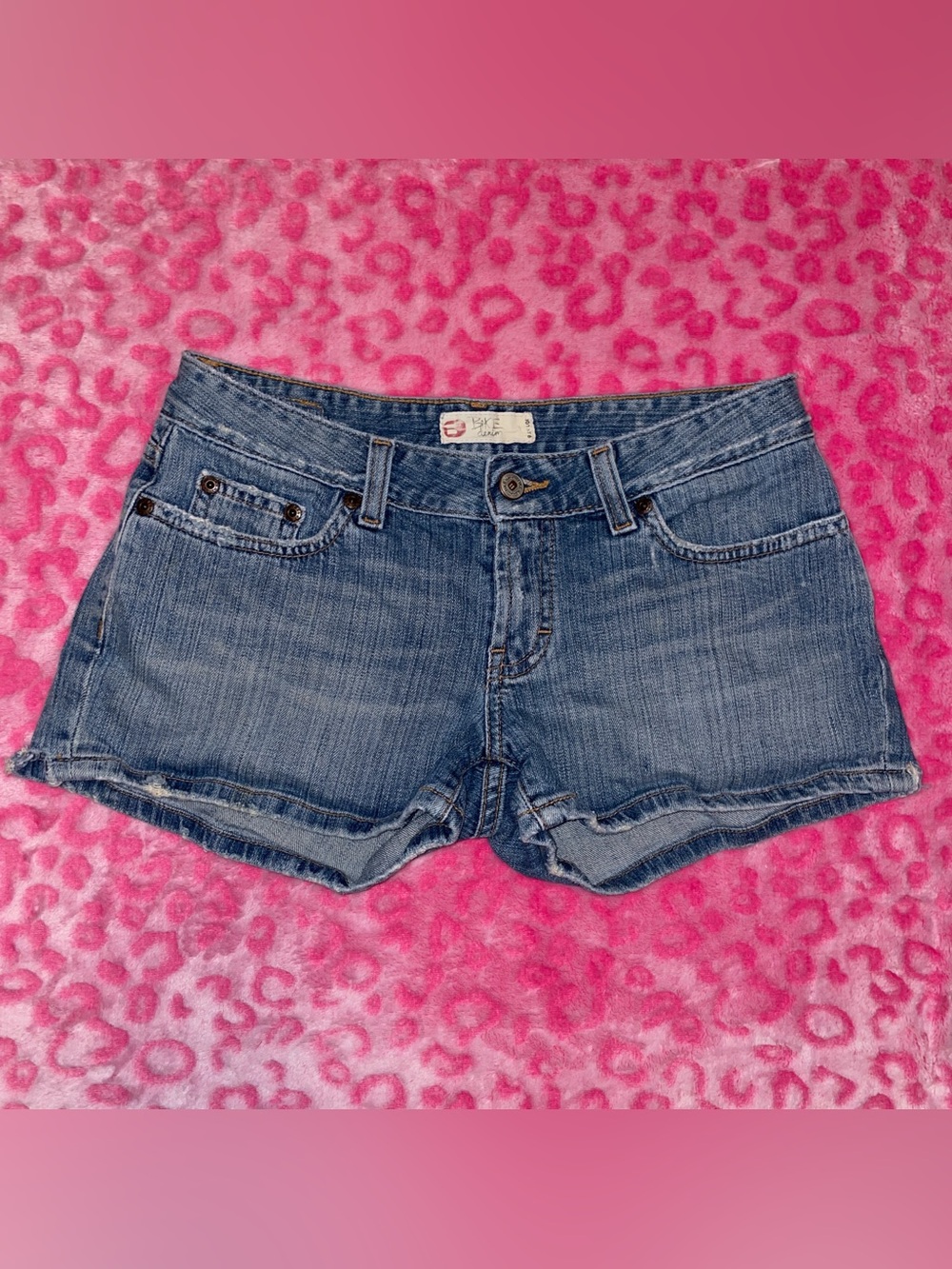 vintage y2k BKE denim low-rise shorts